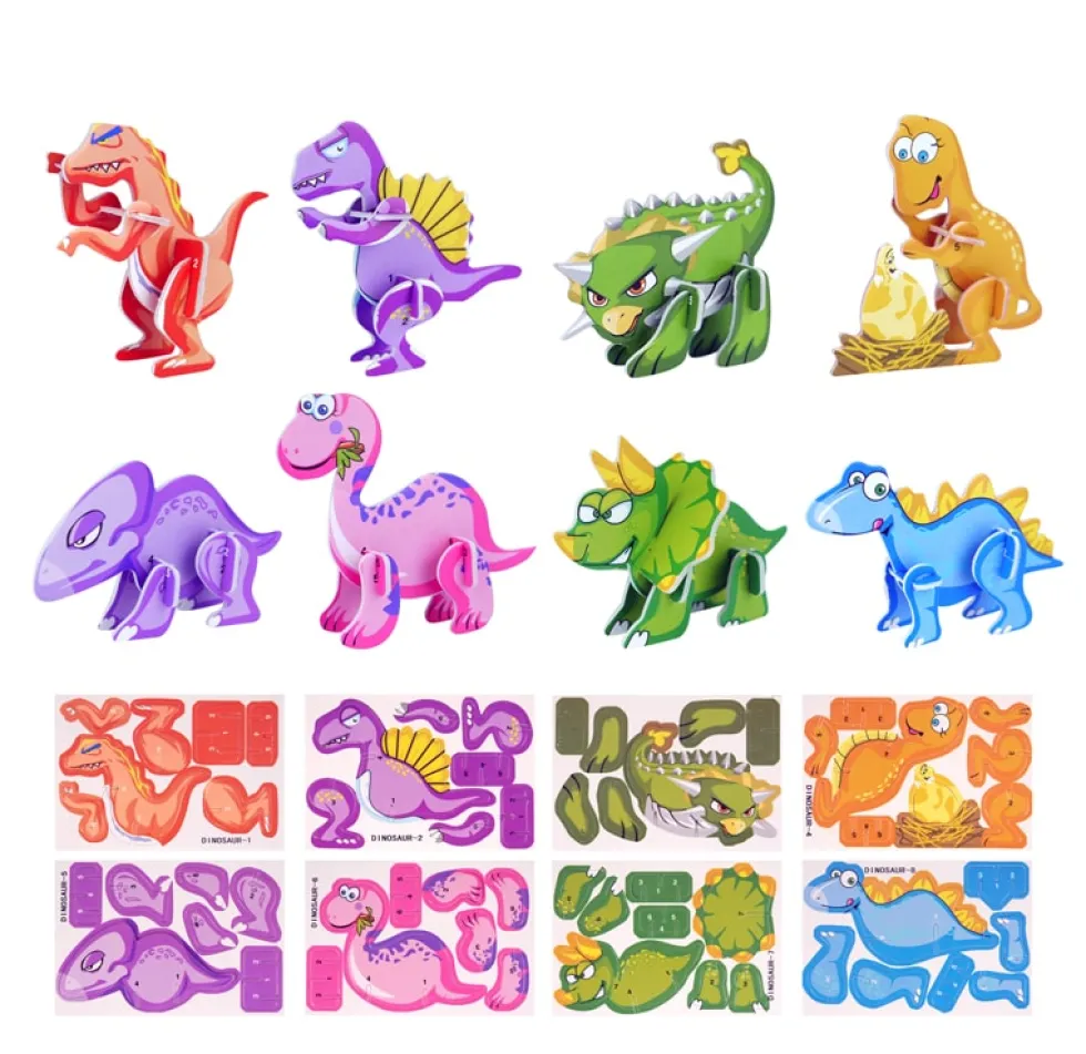 Dinosaurie 3D pussel