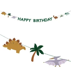 Dinosaurie - Girlang Happy Birthday