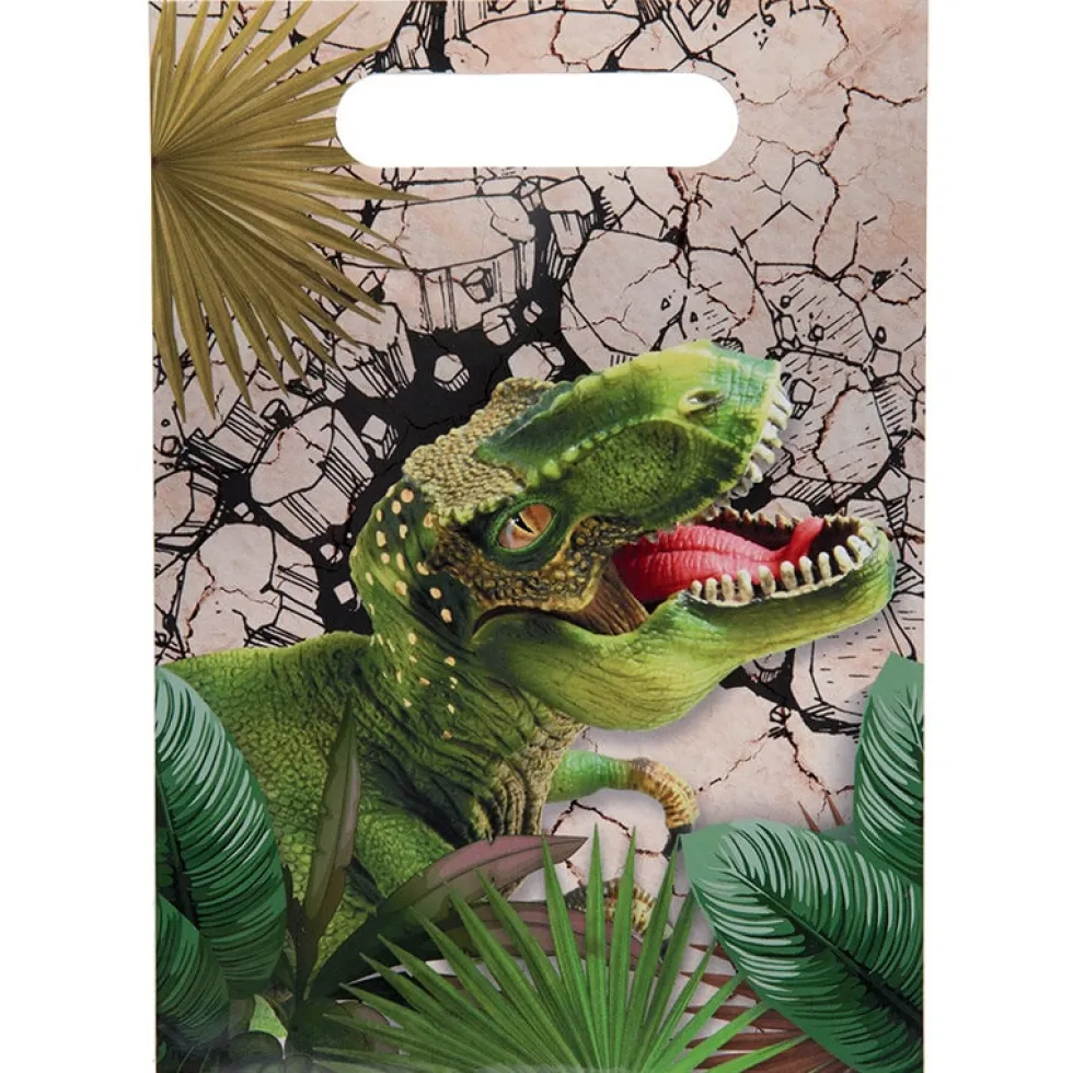 Dinosaurie - Kalaspåsar i papper 10-pack