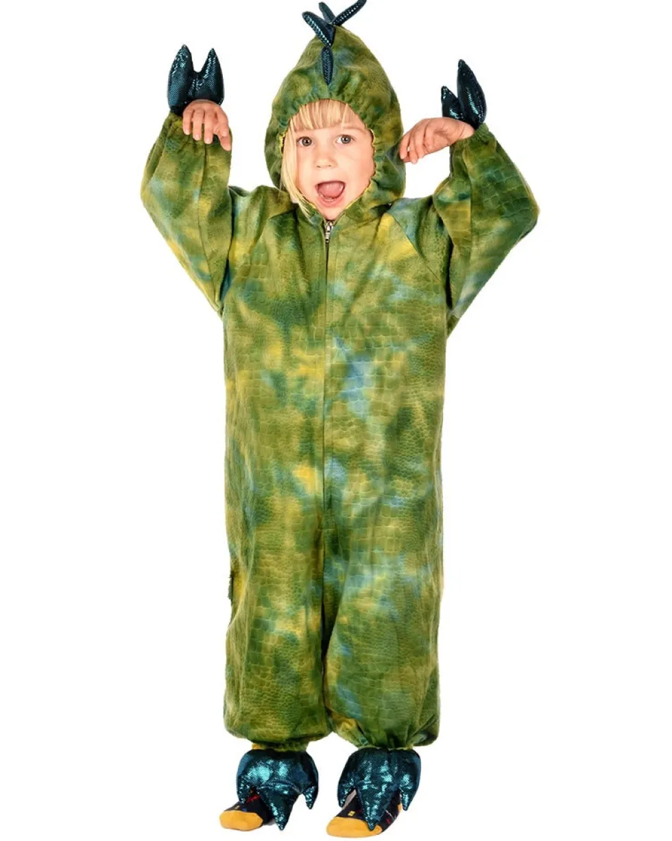 Dinosaurie Onepiece Maskeraddräkt Barn 3-5 år