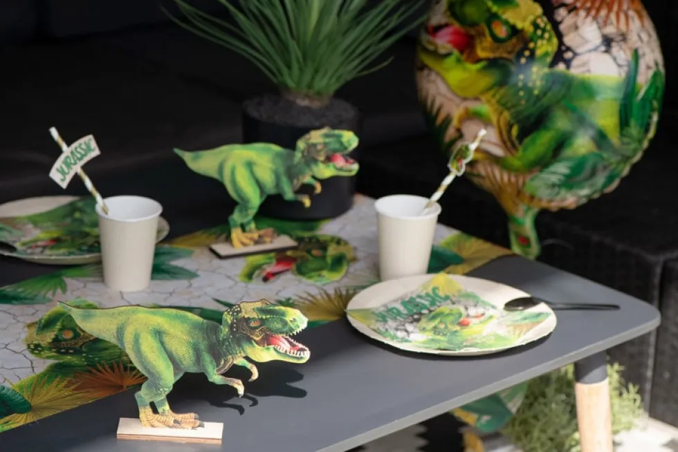Dinosaurie - Pappmuggar 10-pack