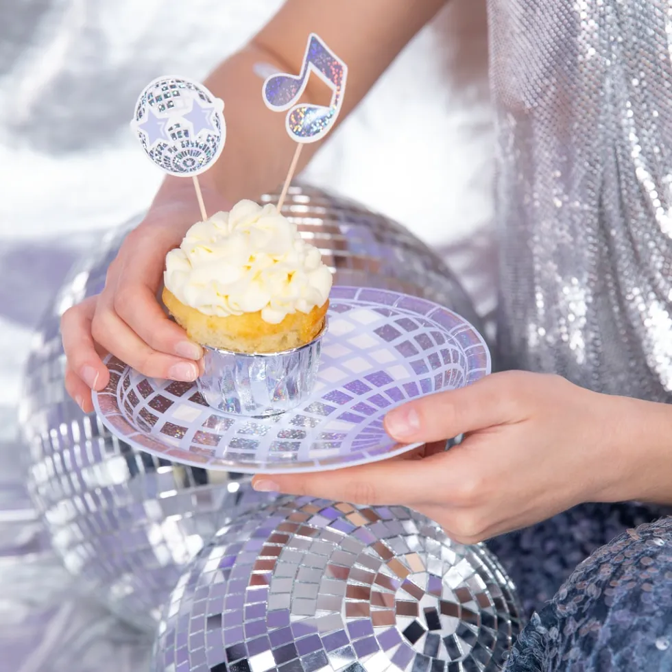 Disco - Cake Toppers 8-pack