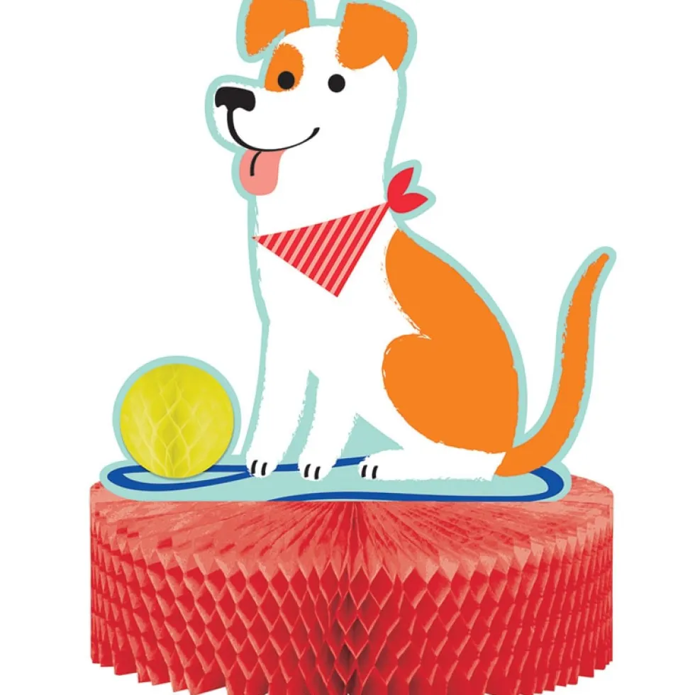 Dog Party - Bordsdekoration Honeycomb