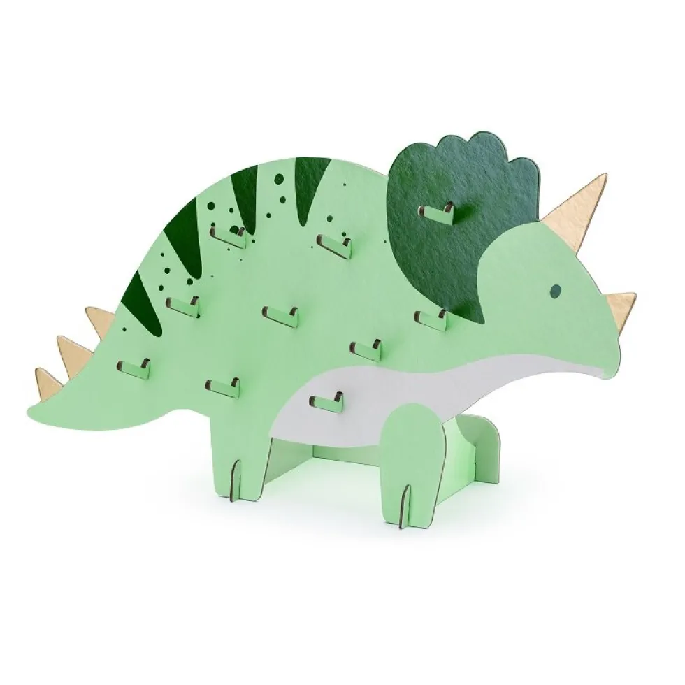 Donutställ - Dinosaurie Triceratops 38 x 23 cm