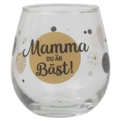 Dricksglas Mamma du är bäst
