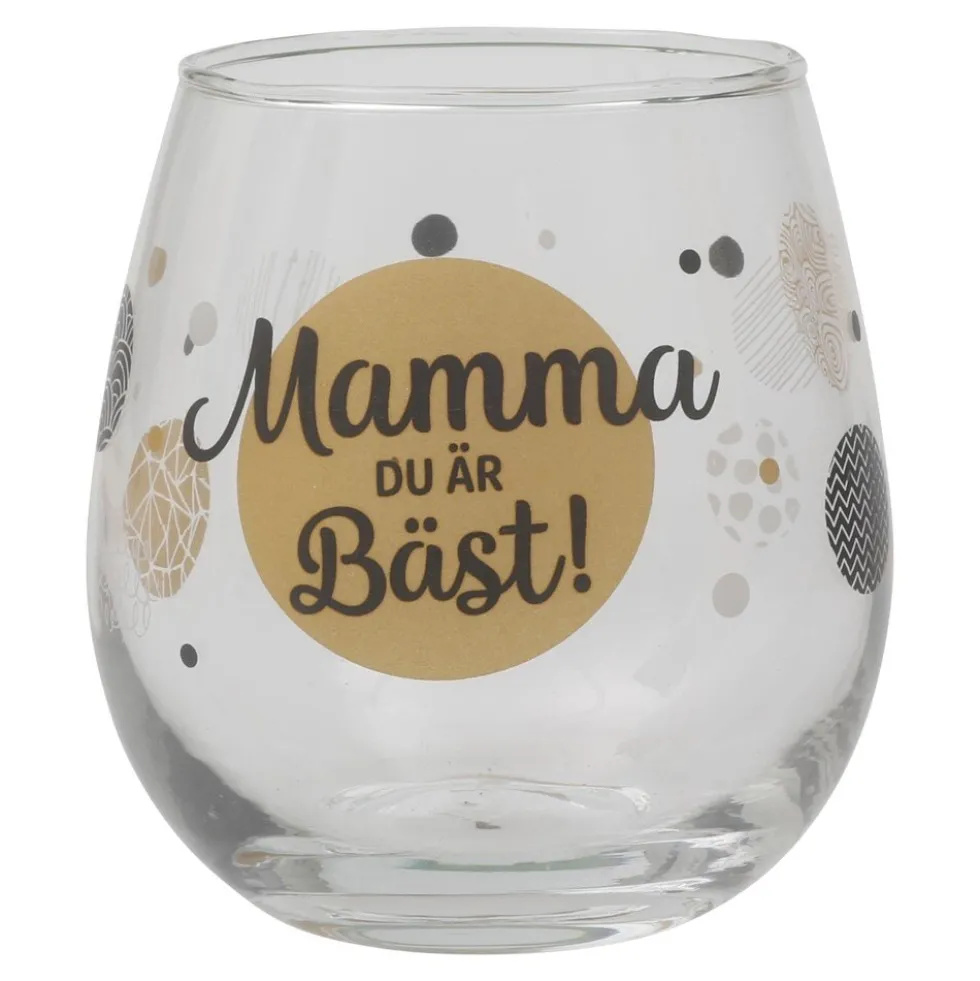 Dricksglas Mamma du är bäst