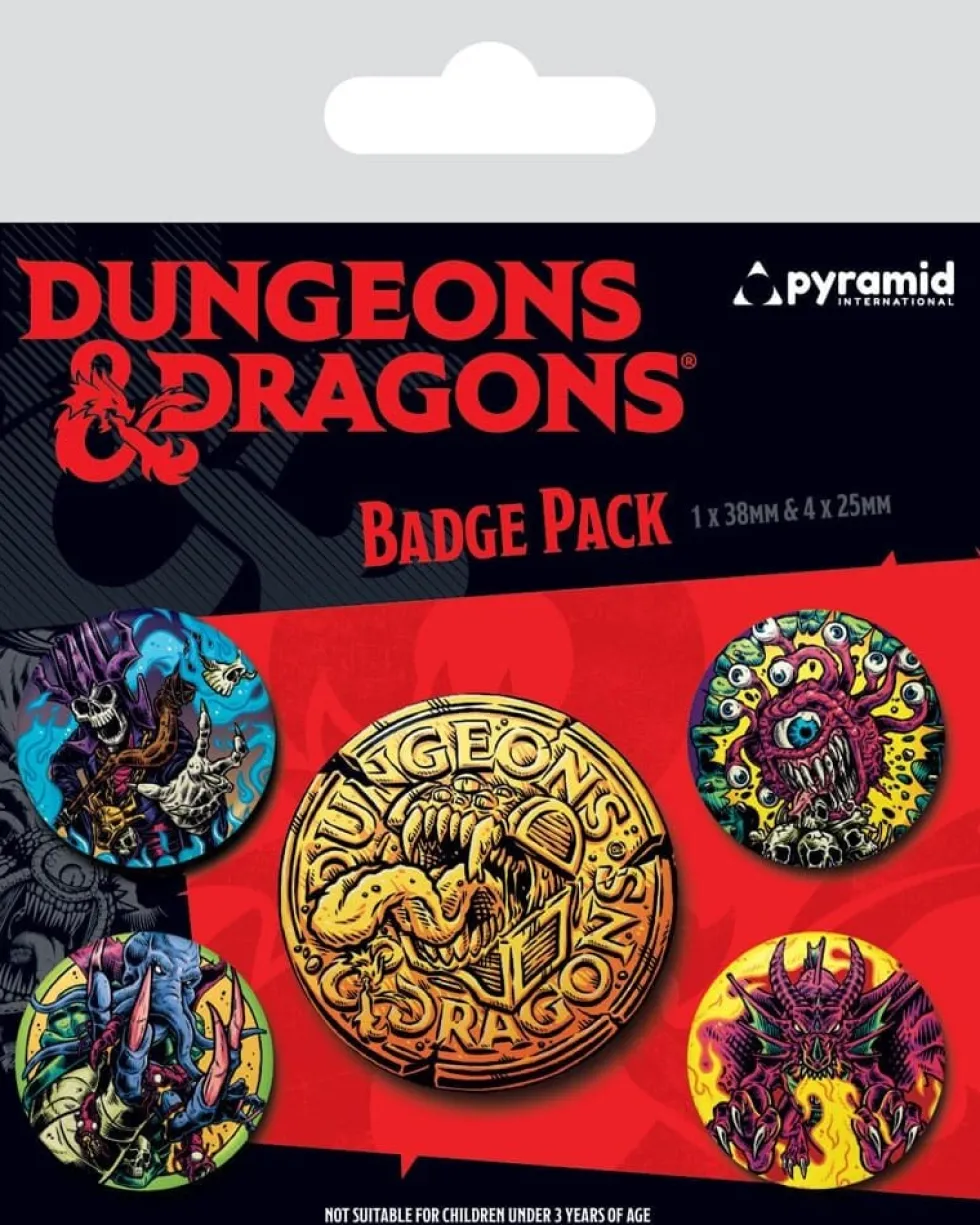 Dungeons & Dragons - Knappar 5-pack