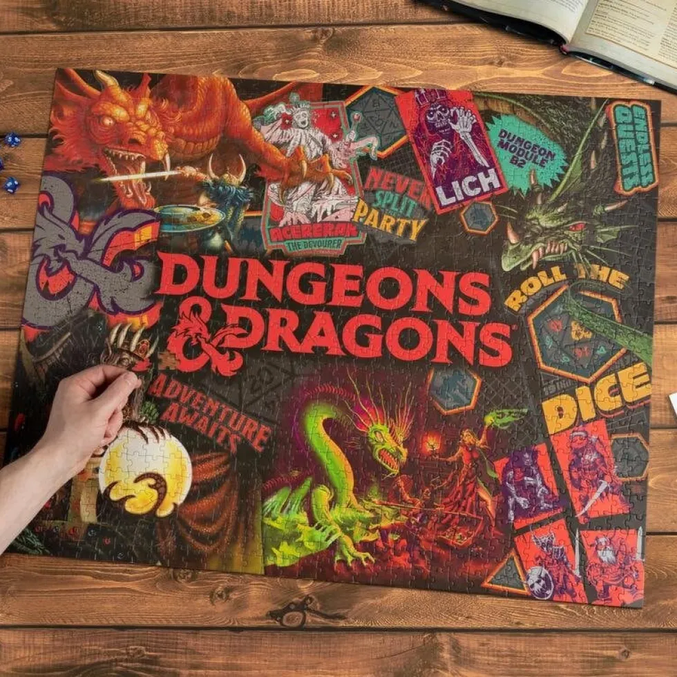 Dungeons & Dragons - Pussel Montage 1000 bitar