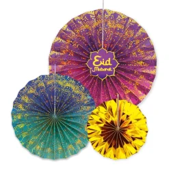 Eid Mubarak - Dekorationsrosetter 3-pack
