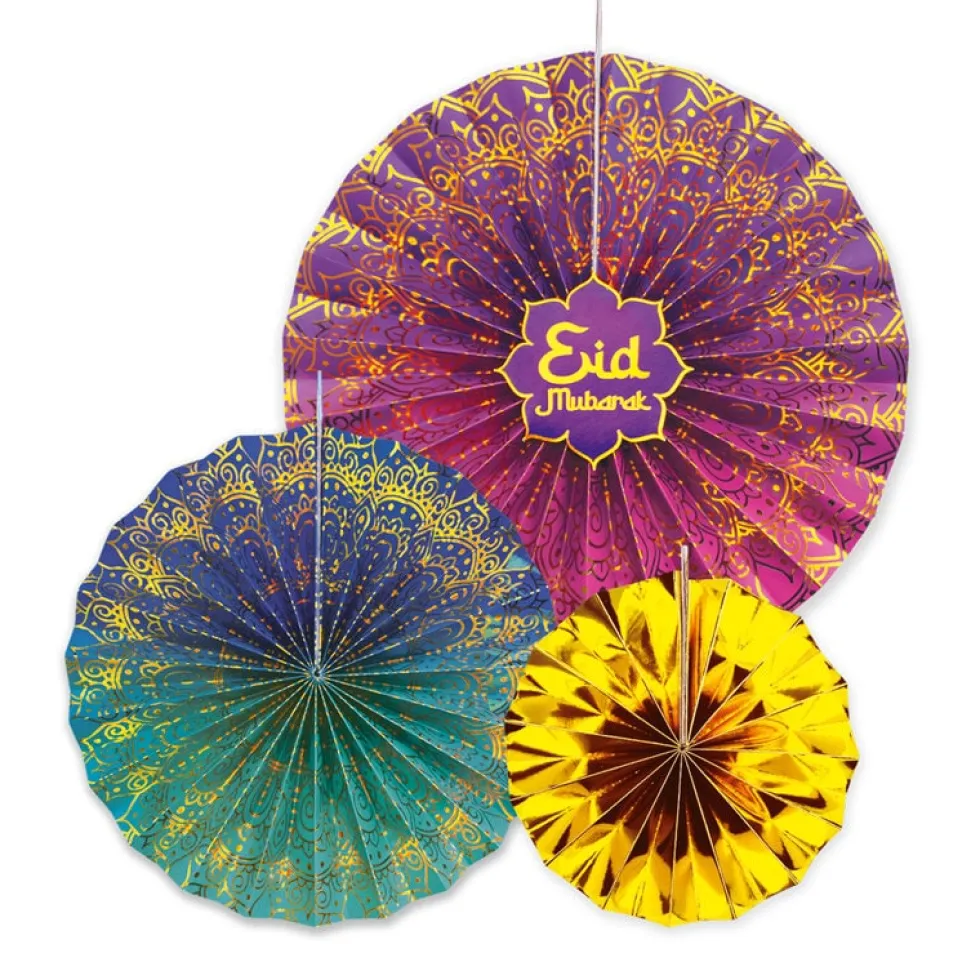 Eid Mubarak - Dekorationsrosetter 3-pack