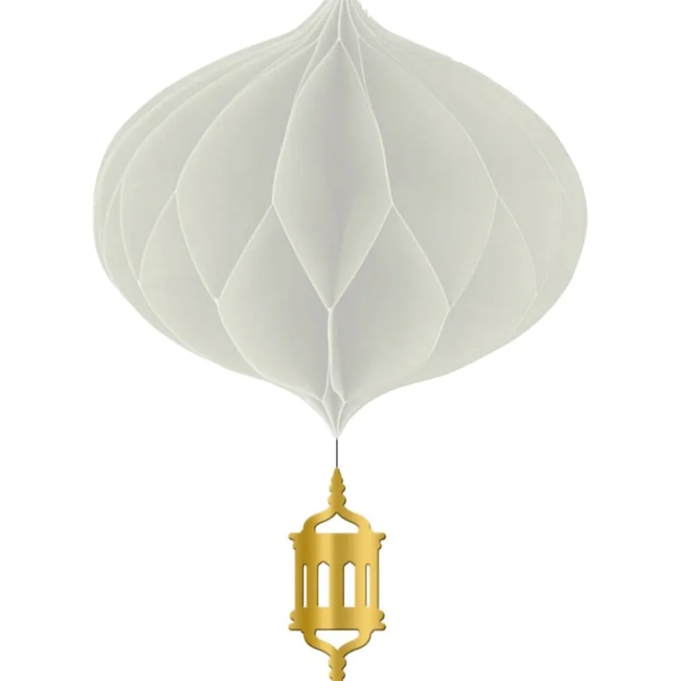 Eid Mubarak - Hängande dekorationer i honeycomb 3-pack