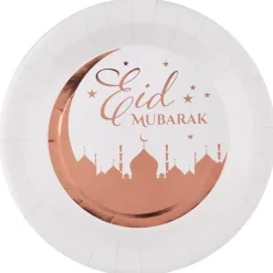 Eid Mubarak - Tallrikar roséguld 10-pack