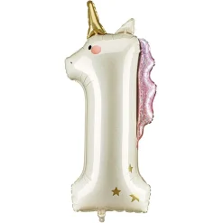 Enhörning Sifferballong 1 (92 cm)
