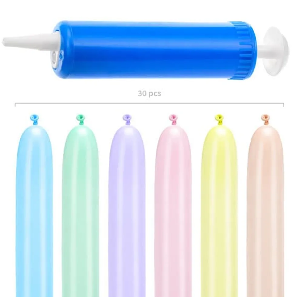 Figurballonger, Pastellmix 30-pack