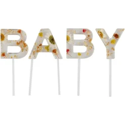Floral Baby - Cake Topper Baby