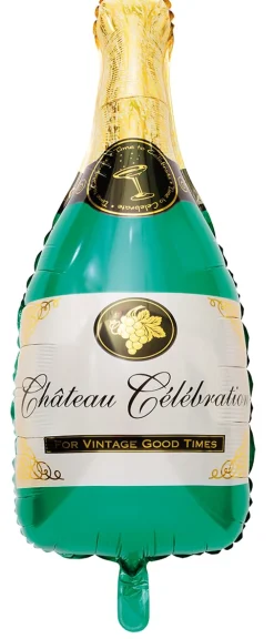 Folieballong Champagneflaska