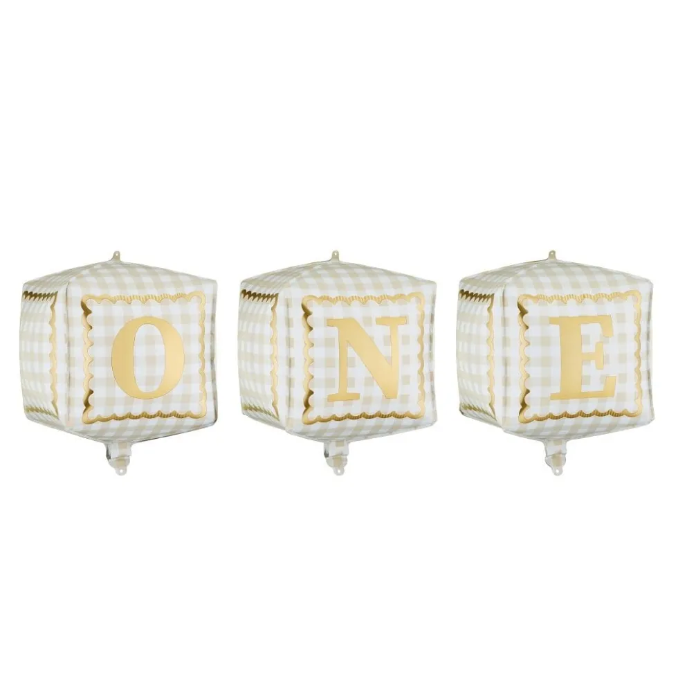 Folieballonger Kuber One 3-pack