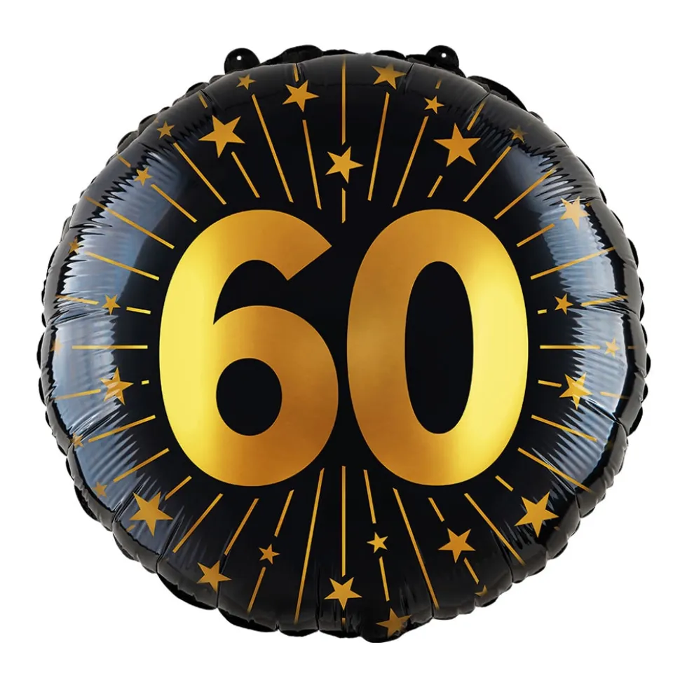 Folieballong Guld 60 år