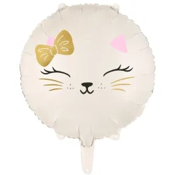 Folieballong Kattansikte 45 cm