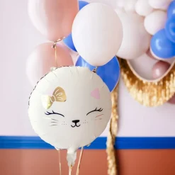Folieballong Kattansikte 45 cm