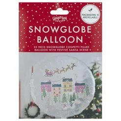 Folieballong - Snöglob 55 cm
