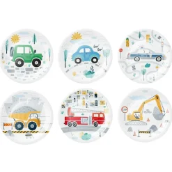 Fordon Assietter 6-pack