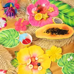 Formade Tallrikar Tropiska Blommor Aloha 6-pack