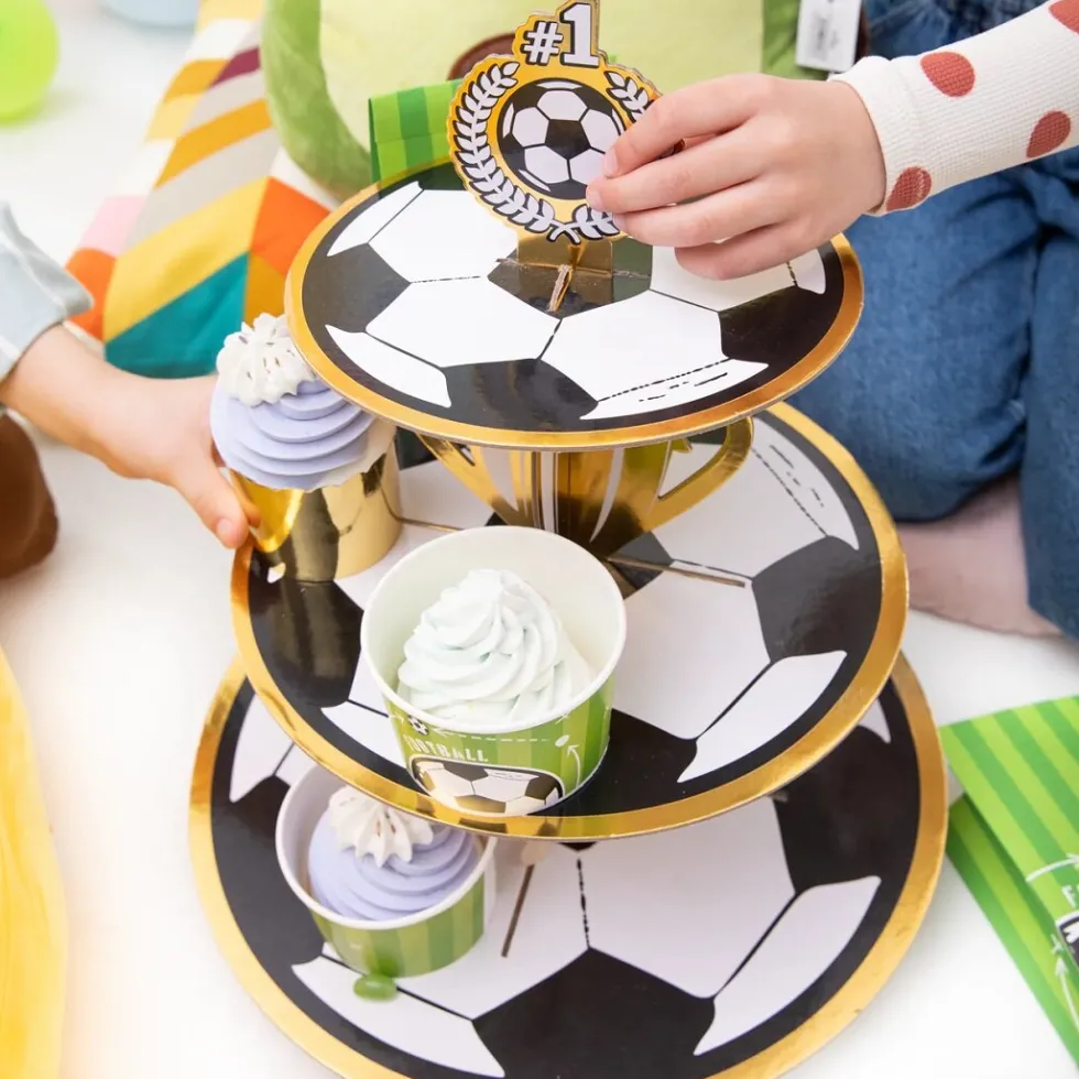 Fotboll Muffinsställning 41 x 34 cm