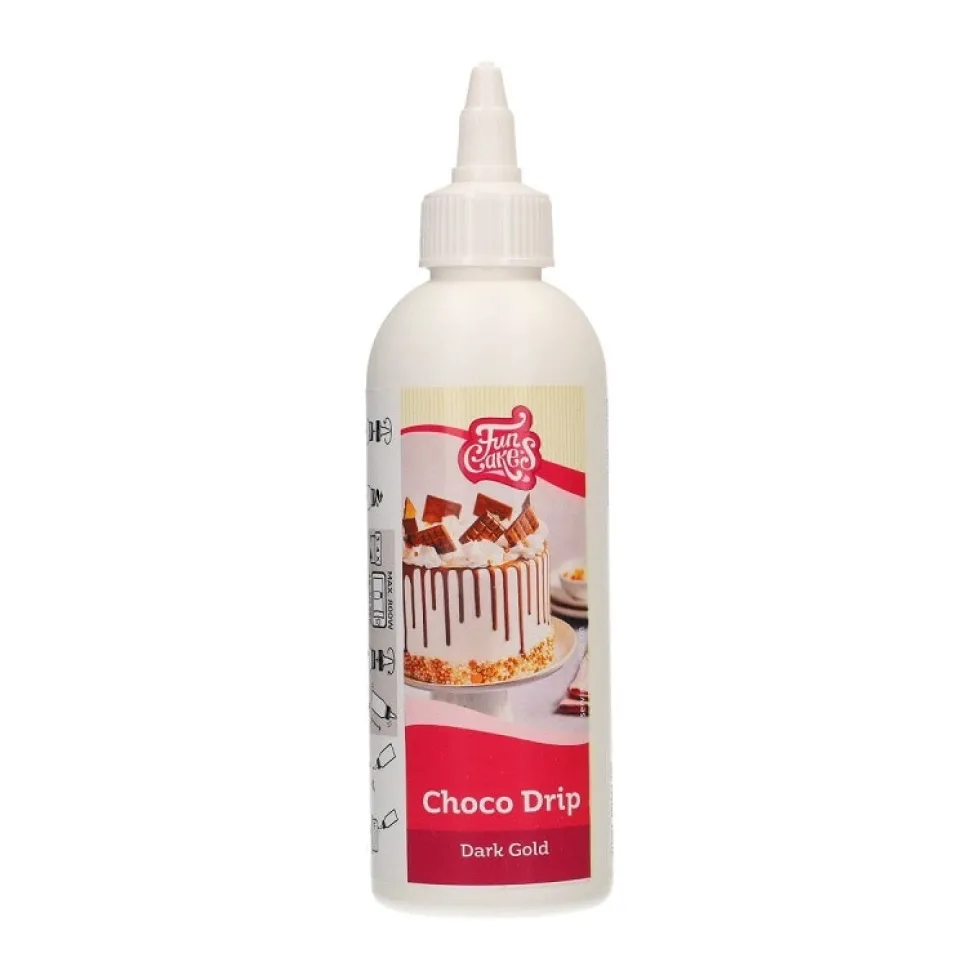 FunCakes - Choco Drip Guld 180 gram