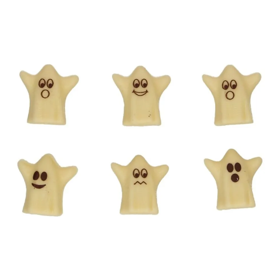 FunCakes - Choklad dekorationer 3D spöken 6-pack