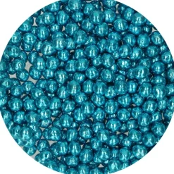 FunCakes - Chokladpärlor Metallic Blå 60 gram