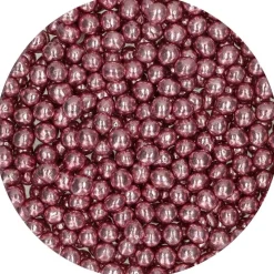 FunCakes - Chokladpärlor Metallic Rosa 60 gram