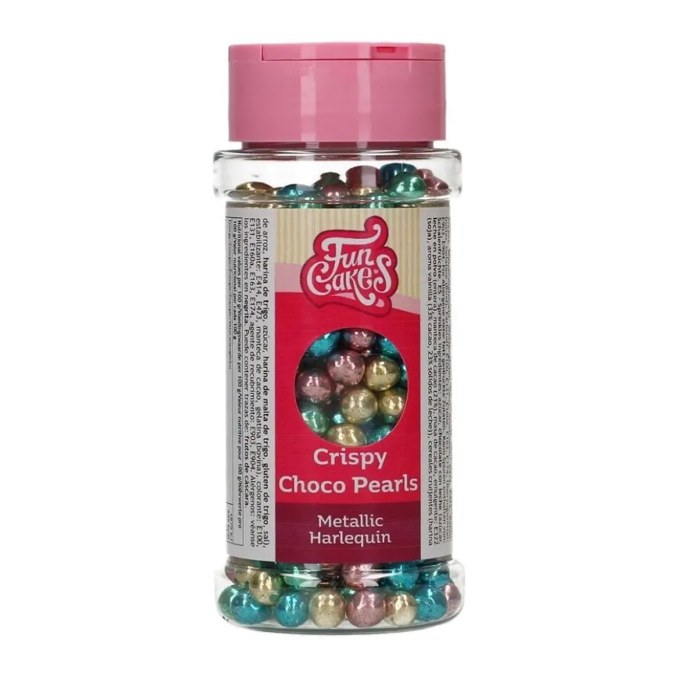 FunCakes - Chokladpärlor Metallic Mix 60 gram