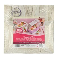 FunCakes - Cupcake boxar för 6 cupcakes 3-pack
