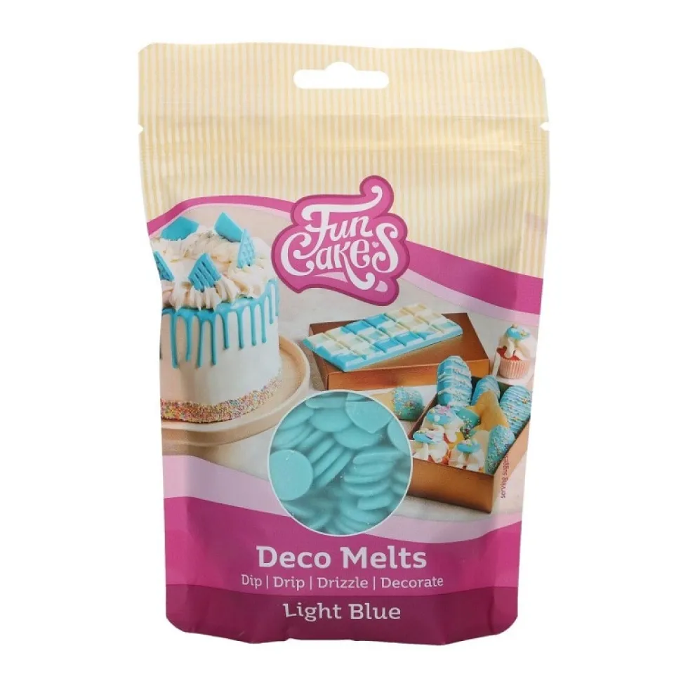 FunCakes - Deco Melts Ljusblå 250 gram