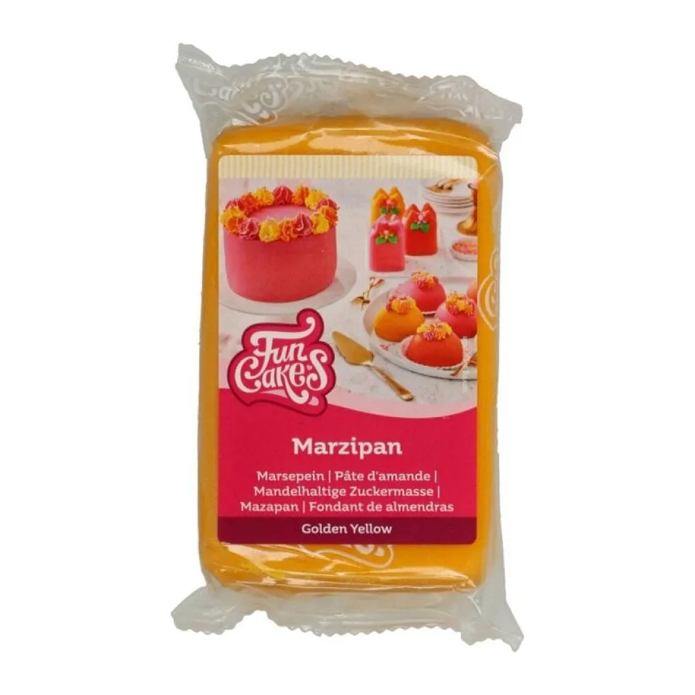 FunCakes - Marsipan Gul 250 gram