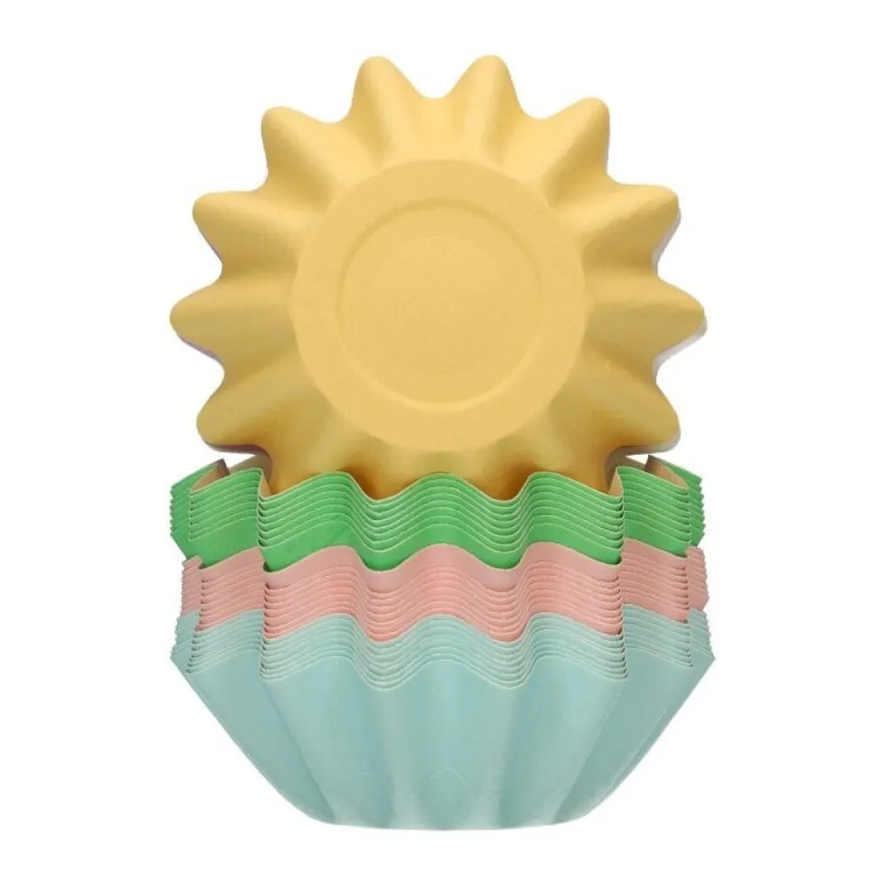 FunCakes - Muffinsformar Blomformade Pastellmix 48-pack