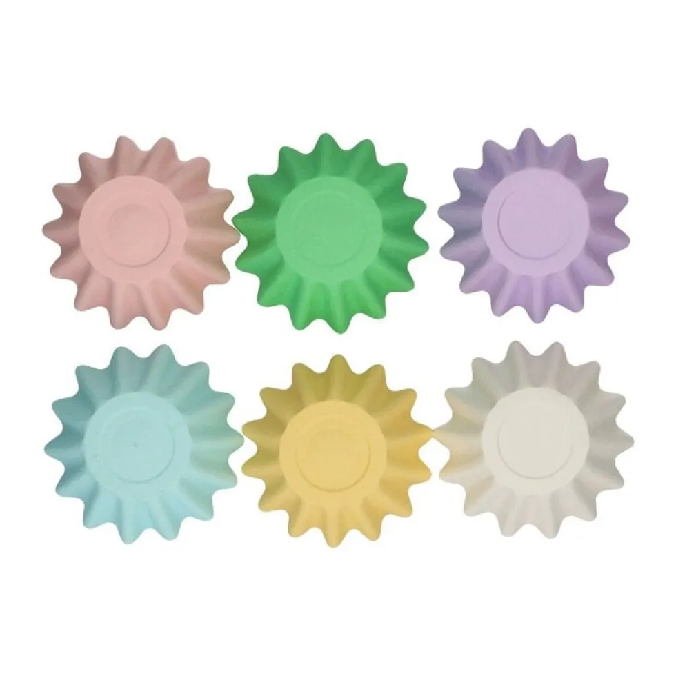 FunCakes - Muffinsformar Blomformade Pastellmix 48-pack