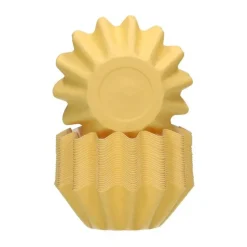 FunCakes - Muffinsformar Blomformade Pastellgula 48-pack
