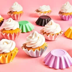 FunCakes - Muffinsformar Blomformade Pastellrosa 48-pack