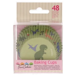 FunCakes - Muffinsformar Dino Party 48-pack