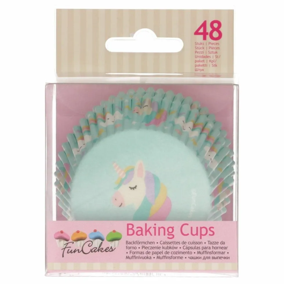 FunCakes - Muffinsformar Enhörning 48-pack
