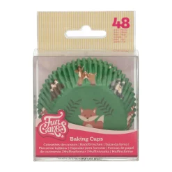 FunCakes - Muffinsformar Woodland Animals 48-pack
