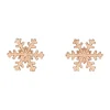 FunCakes - Sockerdekorationer Snöflingor guld 12-pack