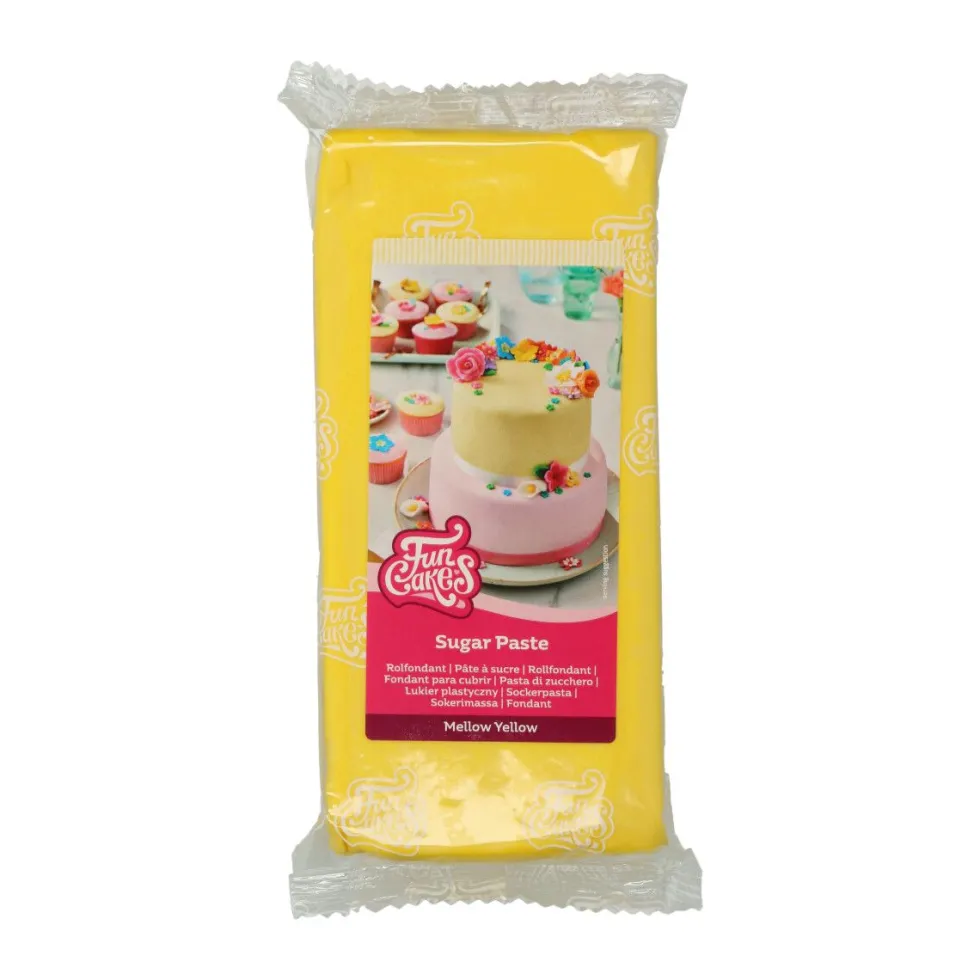FunCakes - Sockerpasta Gul 1 kg