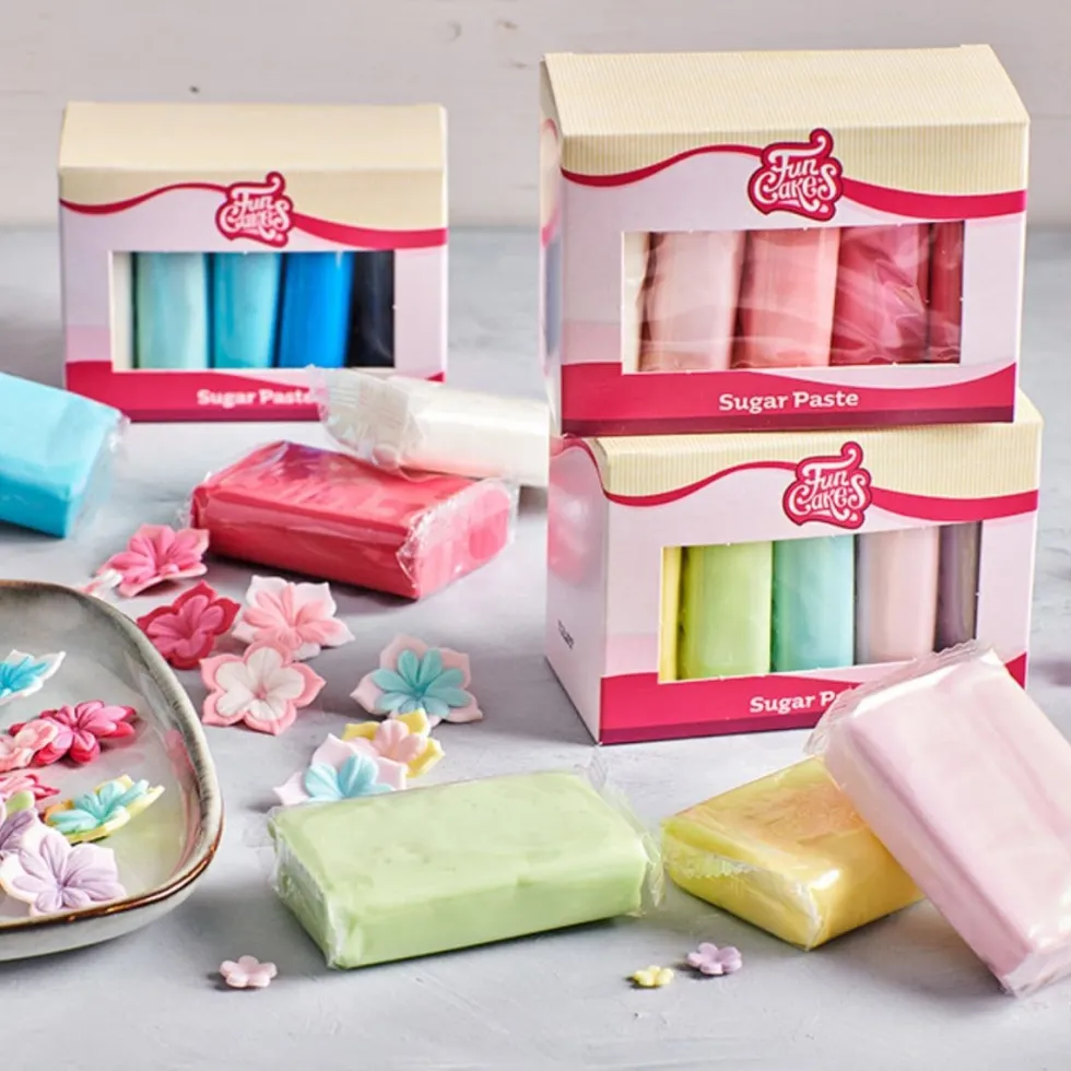 FunCakes - Sockerpasta Pastellfärger 500 gram