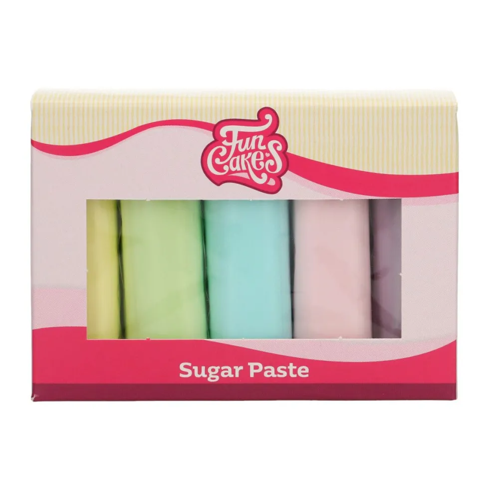 FunCakes - Sockerpasta Pastellfärger 500 gram