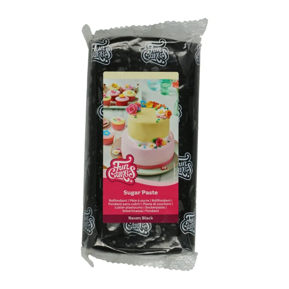 FunCakes - Sockerpasta Svart 1 kg