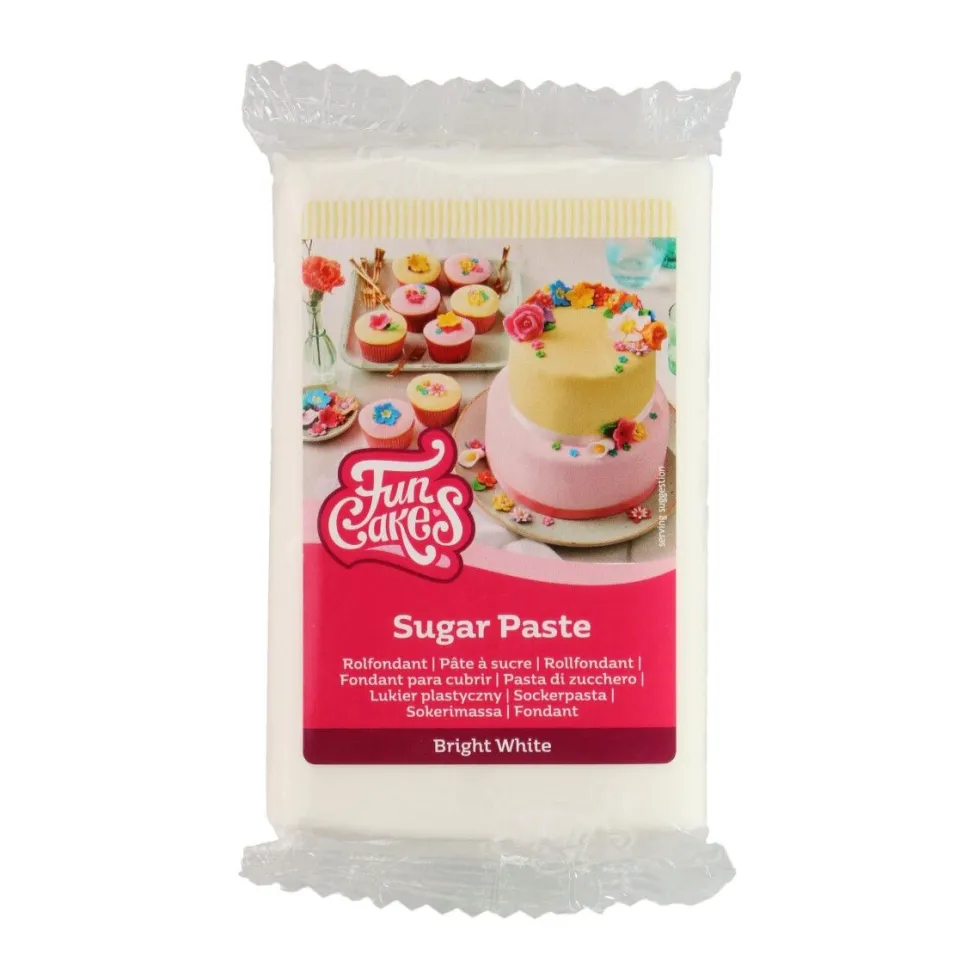FunCakes - Sockerpasta Vit 250 gram
