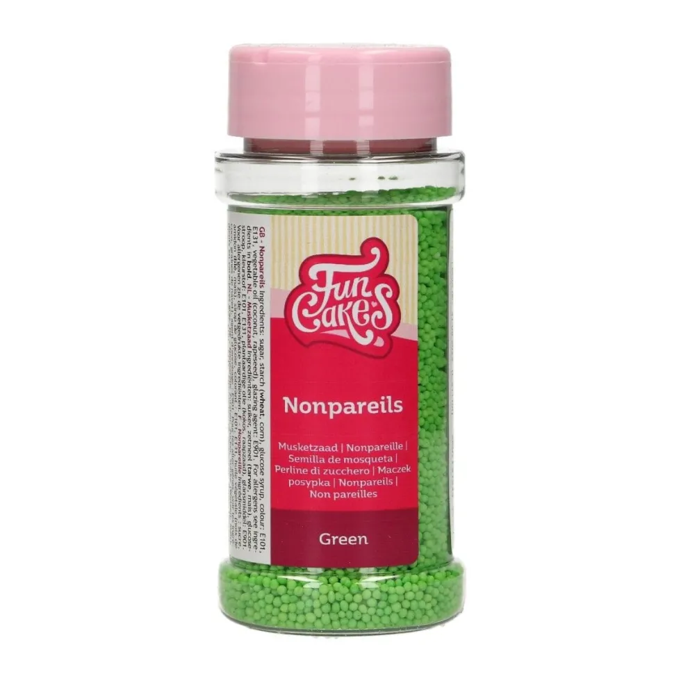 FunCakes - Sockerpärlor Gröna 80 gram